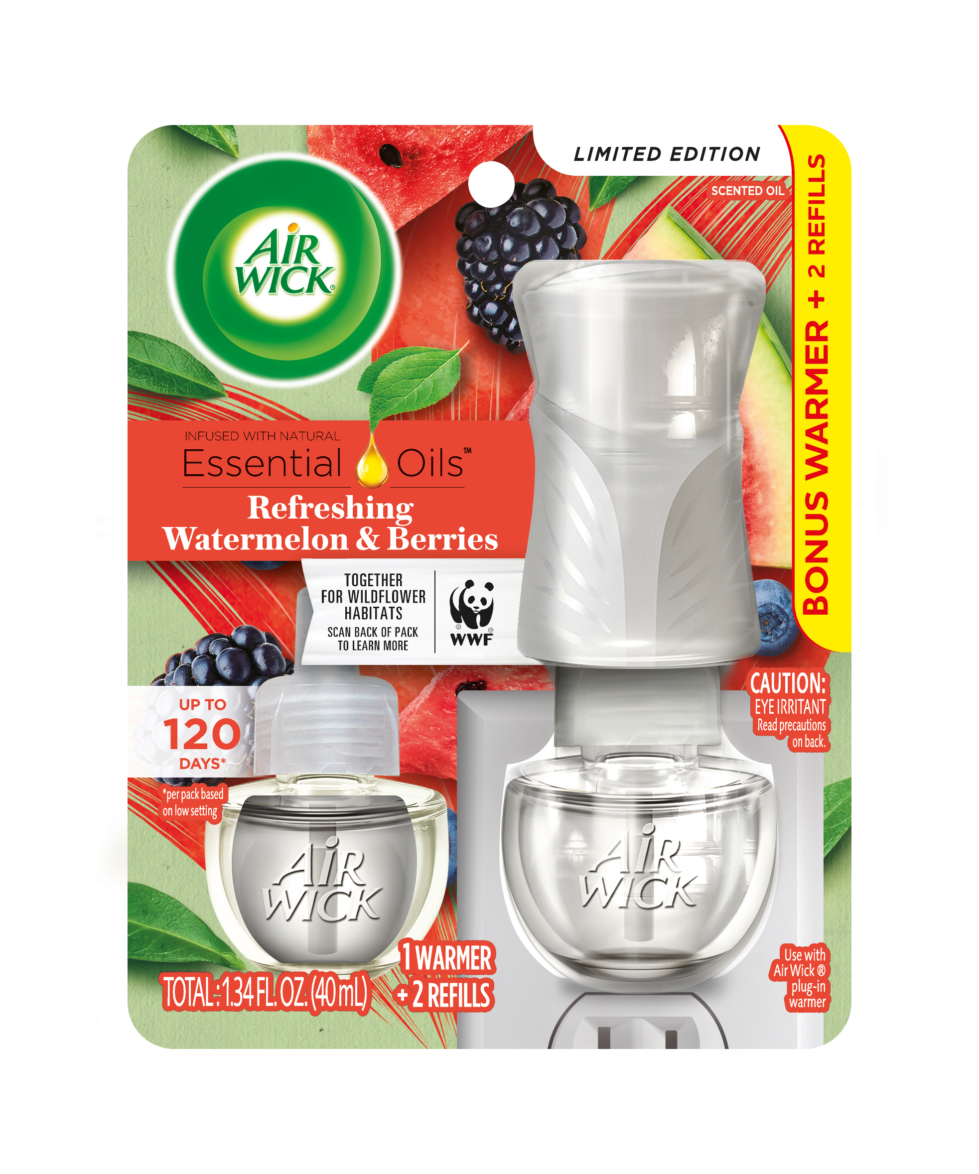 AIR WICK Scented Oil  Refreshing Watermelon  Berries  Kit